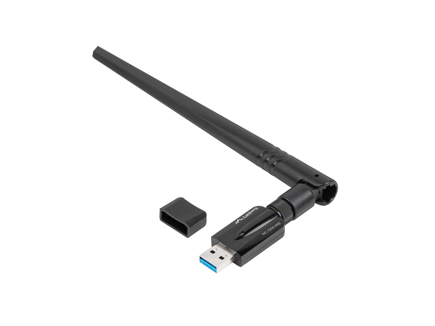 ADATTATORE-USB-3.0-WIRELESS-LANBERG-NC-1200-WIE-CON-SUPPORTO-5GHZ-E-VELOCITA'-FINO-A-867MBPS,-DUAL-BAND-AC1200